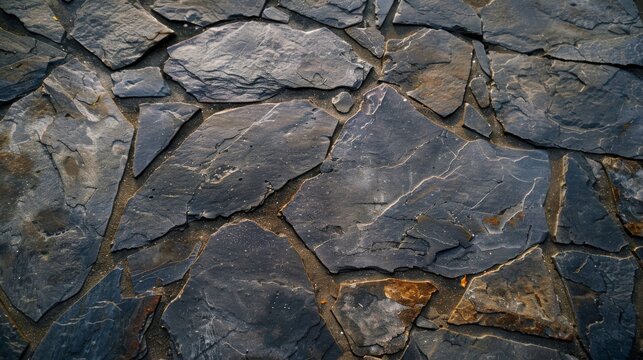 Background Stone,Textured flagstone floor with a wide open space for advertisements or product imagery.