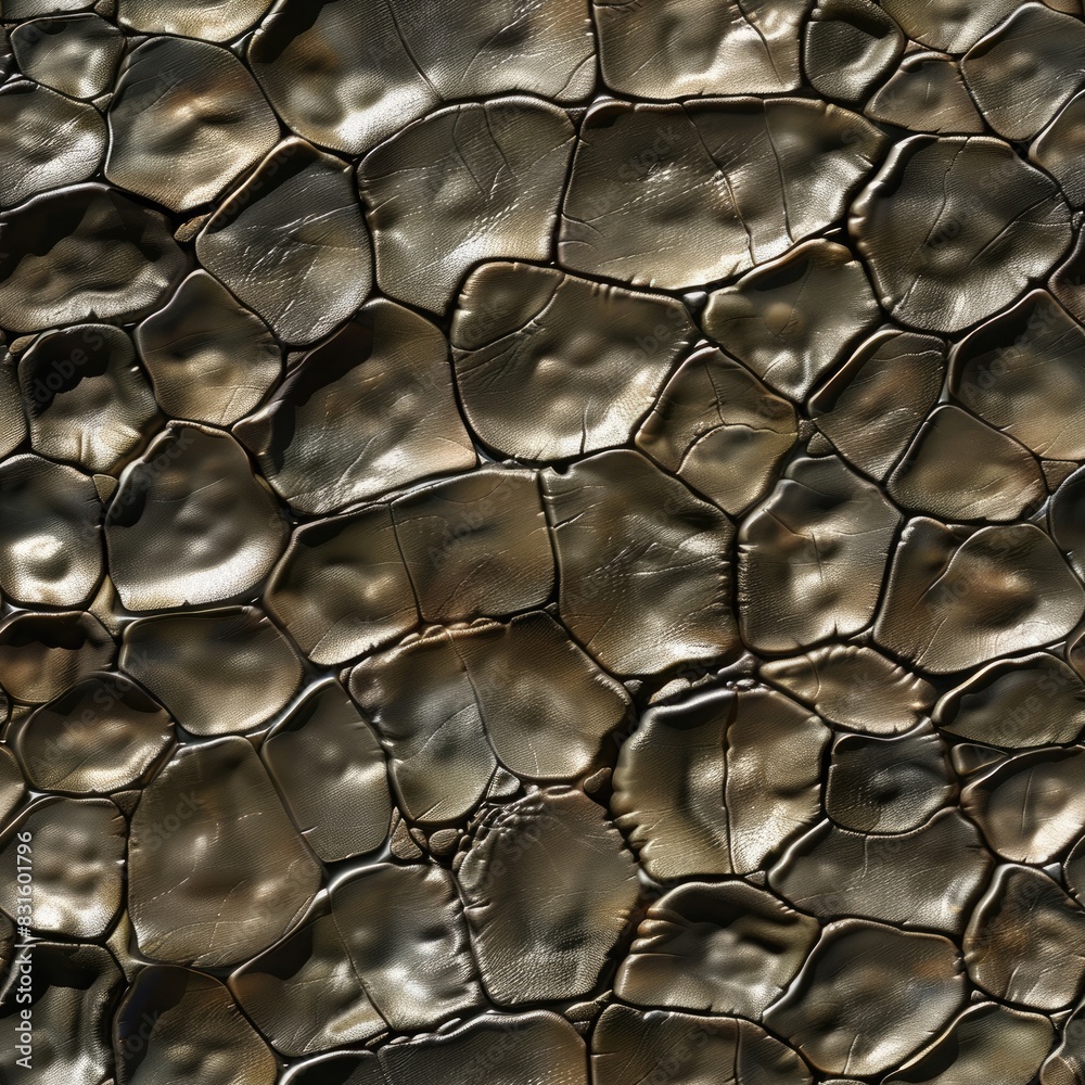 Canvas Prints seamless reptile skin pattern