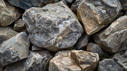 Background Stone,Textured boulder with a prominent empty spot for promotional use or product details.