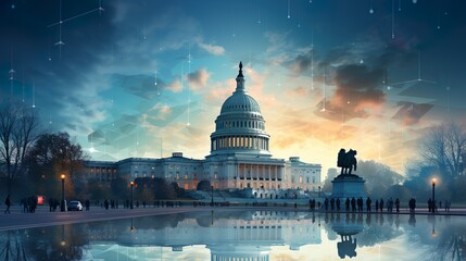 Vintage Skyline Art of Historic European Capitals