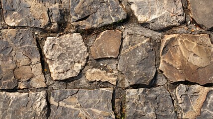 Background Stone,Rustic stone pavement with a prominent empty area for advertisements or product imagery.