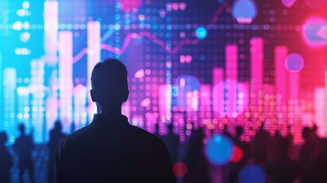 A trend forecaster attending a big data conference to learn about the latest techniques for analyzing consumer data and staying ahead of the curve.