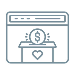 Online Donation Icon