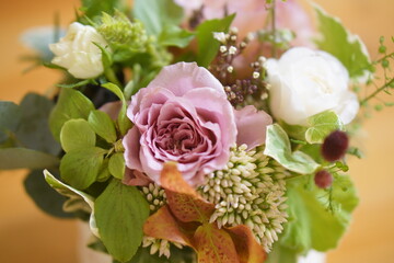 記念日にプレゼントしてもらったギフトのお花