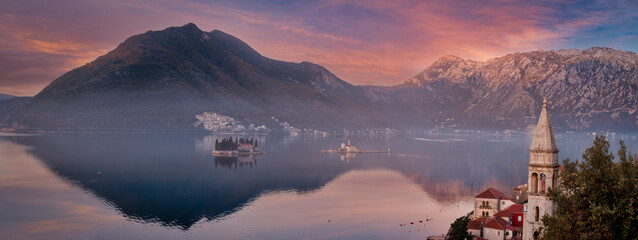 Photos from various tourist spots around the bay of Kotor Montenegro