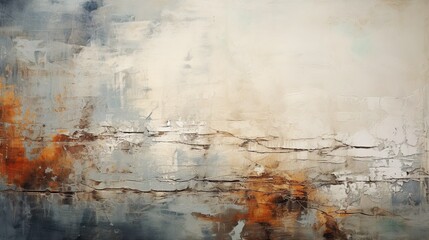 Retro Art: Aged and Weathered Abstract Painting Design