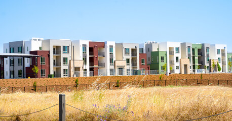 Newly built apartment complex