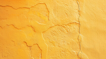 AI art, simple yellow plaster wall