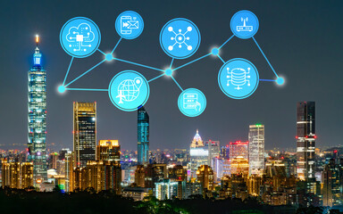 Network data communication image material
