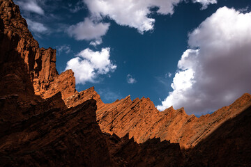 Xinjiang rock canyon