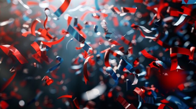 A virtual ticker tape scrolls across a screen revealing the current electoral vote count and updating every few seconds.