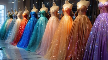Colorful Formal Dresses for Various Occasions in Luxury Boutique Shop: Prom, Wedding, Evening, Bridesmaid, Rental & More!