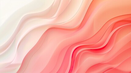 Obraz premium Modern coral pastel gradient background, exuding a gentle and soothing vibe