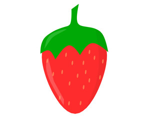 strawberry isolated on white background