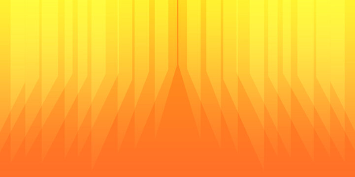 Bright orange polygon abstract background