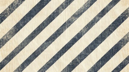 Summer coastal sailor stripe on tan linen background with hand drawn diagonal line pattern Nautical home decor swatch with preppy striped textile design