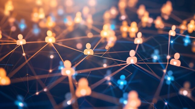 Global business structure of networking Analysis and data exchange customer connection HR recruitment and global outsourcing Customer service Teamwork Strategy Technology and social ne : Generative AI