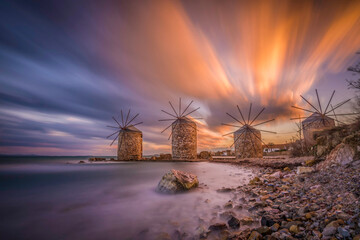 Photos from various tourist spots around the Greek island of Chios