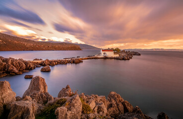 Photos from various tourist spots around the Greek island of Chios