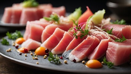 Maguro (Tuna) Sashimi, Japan Food