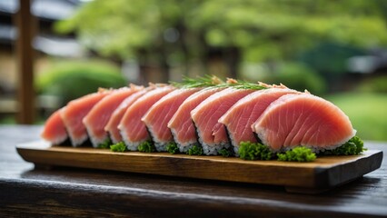 Maguro (Tuna) Sashimi, Japan Food