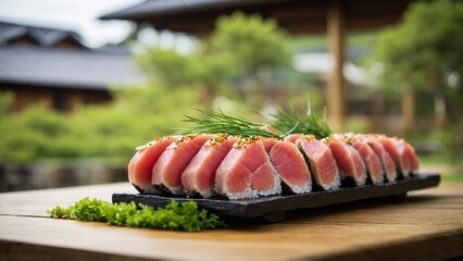 Maguro (Tuna) Sashimi, Japan Food