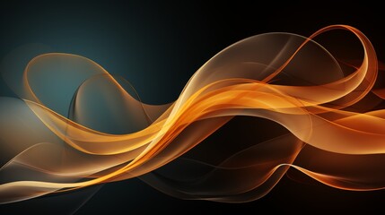 Black Background With Orange and Yellow Lines