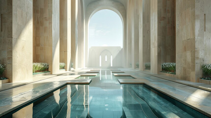 Fototapeta premium arches and columns
