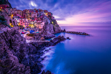 Photos from various tourist spots around Cinque Terre Italy