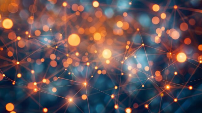 Each star in this constellation map represents a different financial technology with lines connecting them to show their interdependence on one another.