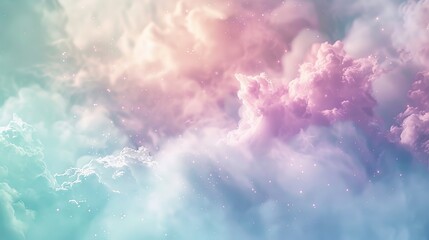 Dreamy Cloud-Like Abstract Background