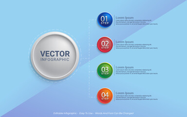 Vector colorful infographic options template