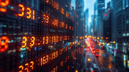 Fototapeta premium Contemporary Business and Finance Background: Clean and Streamlined