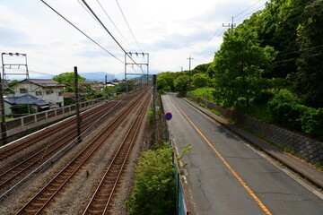 線路と道路