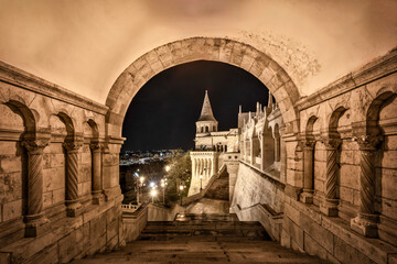 Photos from various tourist spots in capital of Budapest Hungary