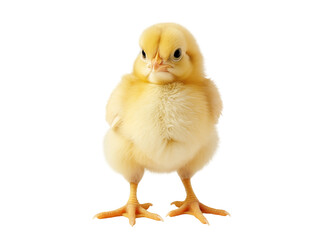 Fototapeta premium baby chicken on isolated background 