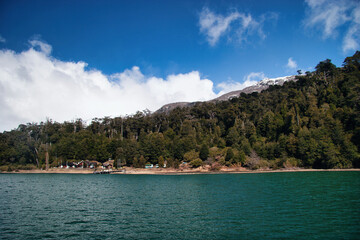 Landscape in the Nahuel Huapi national park. San Carlos de Bariloche, Argentina.