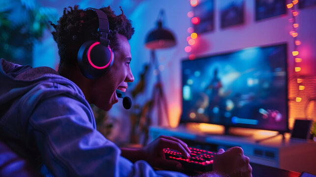 Online multiplayer desktop computer games.