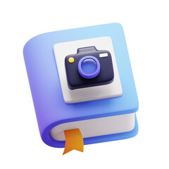 photo album 3D Illustration