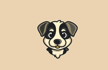 Dog logo design template vector illustration