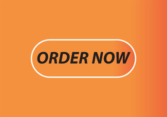  Order now button with shopping cart. Colorful modern collection for website. Online sell. Social media post, Click here, apply, buttons clicking. Web design elements. Vector and illustration.