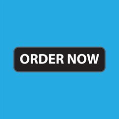  Order now button with shopping cart. Colorful modern collection for website. Online sell. Social media post, Click here, apply, buttons clicking. Web design elements. Vector and illustration.