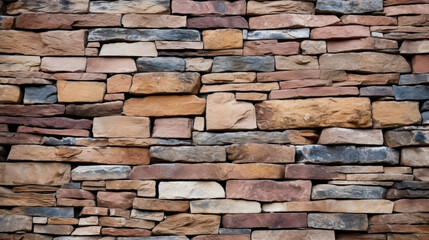Obraz premium Classical Style Stone Wall with Large Rough Stones and Unpolished Patterns, Exuding High-Class and Design Aesthetic, Ideal for Industrial or Historical Backgrounds
