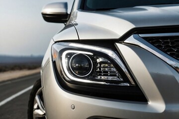 An image of SUV headlight