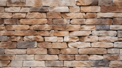 Fototapeta premium Classical Style Stone Wall with Large Rough Stones and Unpolished Patterns, Exuding High-Class and Design Aesthetic, Ideal for Industrial or Historical Backgrounds