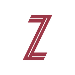 Fototapeta premium Monogram Z. Design vector Z logo. Monogram initial letter mark Z logo design. Monogram design vector logo. Monogram initial letter mark Z logo design. Simple Z monogram. Monogram Z design logo