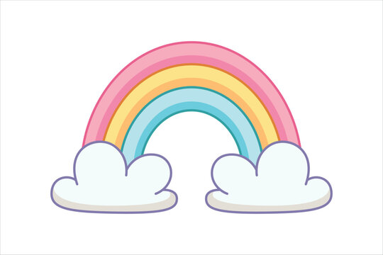 Easter Day Flat Sticker Design