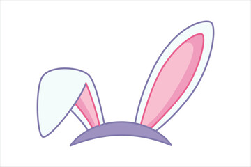 Easter Day Flat Sticker Design