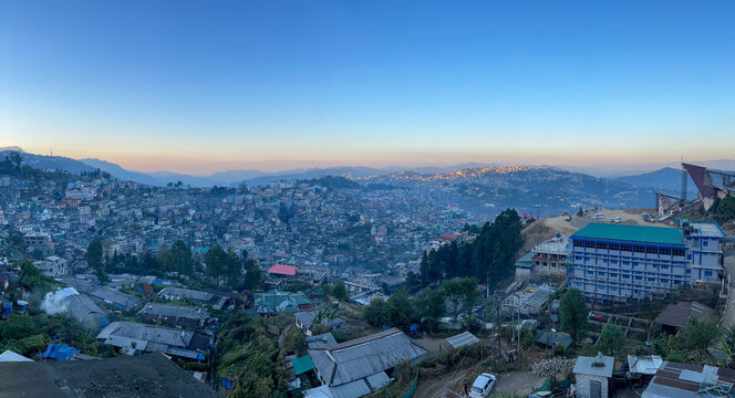 View of Kohima, Nagaland, India