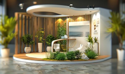 small event booth for a trade show
